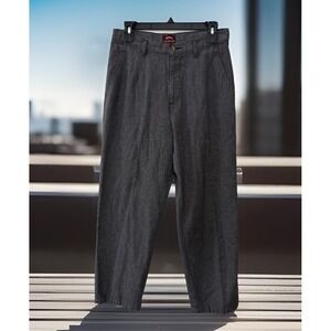 Y2K Lee Riders' Casuals Women Pants Slacks 10P Black Plaids Slash Pockets Office